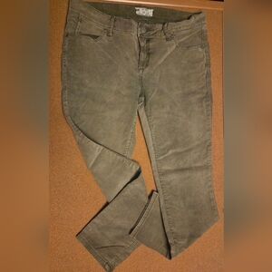 Free People Olive Corduroy Pants